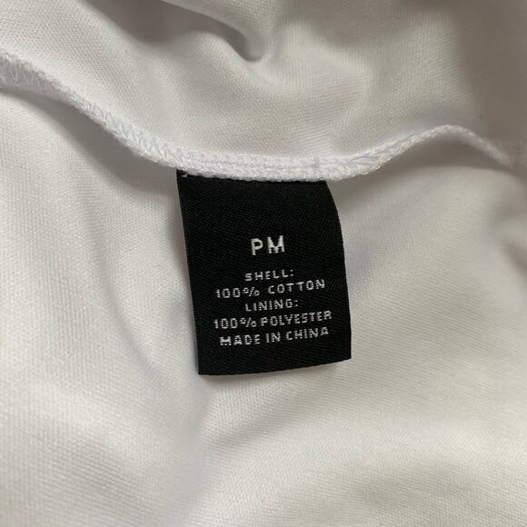 Vintage White Cotton Lined Crocheted Midi Skirt SZ PM Y2K Peasant Cottage‎ Boho - Picture 5 of 9